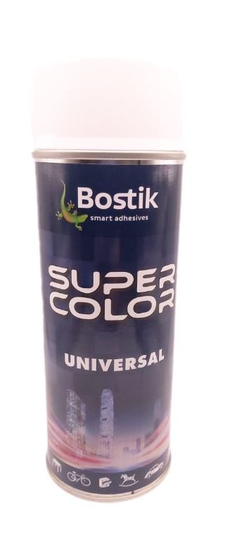 Spray SUPER color 400 ml biały połysk RAL9010