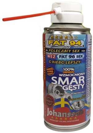 Smar gęsty FAT 94 Aerozol 150 ml Johansson