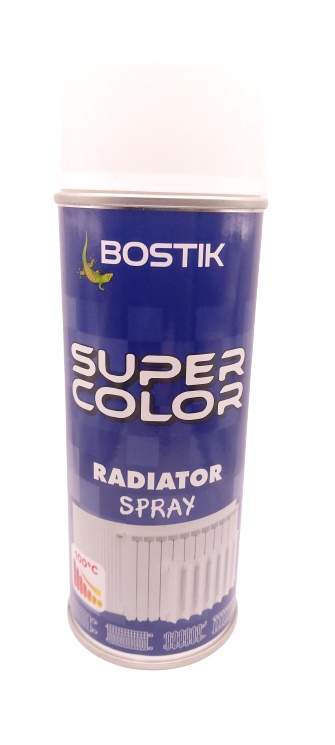 Spray SUPER color 400 ml radiator biały