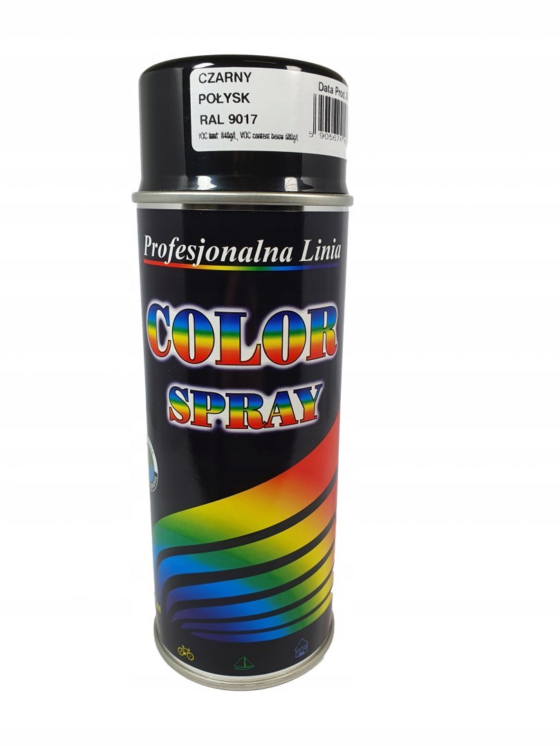 Spray 400 ml czarny połysk