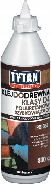 Klej do drewna TYTAN professional D4 800 g