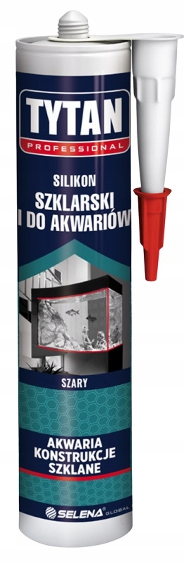 Silikon szklarski i akwariowy TYTAN 280 ml bezbarwny