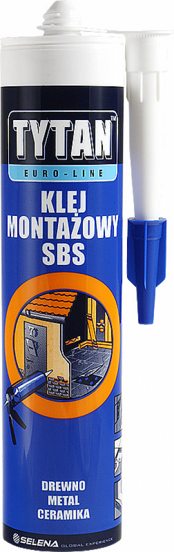 Klej montażowy 280 ml TYTAN EURO-LINE