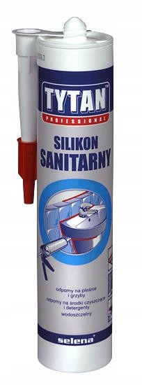 Silikon sanitarny TYTAN 280 ml bezbarwny