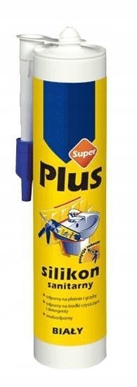 Silikon SUPER PLUS sanitarny 280 ml bezbarwny