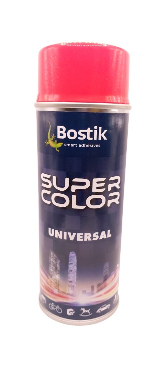Spray SUPER color 400 ml czerwony RAL3020
