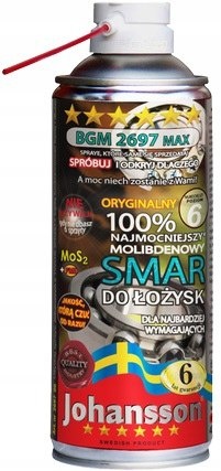 Smar do łożysk MoS2 BGM 2697 Johansson 400 ml