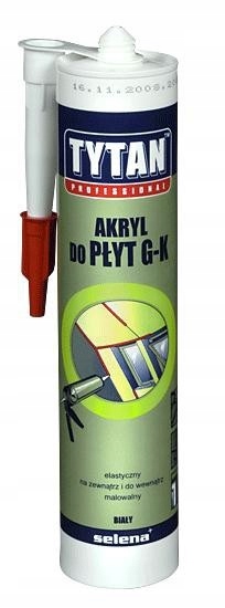 Akryl TYTAN do płyt gipsowo-kartonowych 280 ml bi