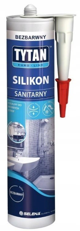 Silikon sanitarny EURO-LINE 280 ml biały
