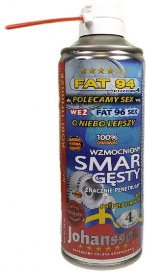 Smar gęsty FAT 94 Aerozol 400 ml Johansson