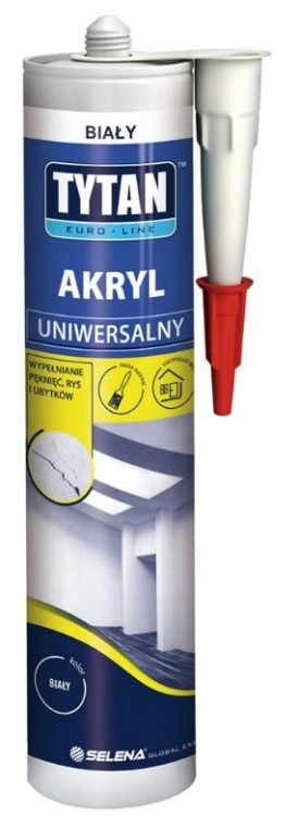 Akryl EURO-LINE 280 ml biały