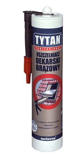 Uszczelniacz dekarski 310 ml TYTAN srebrny