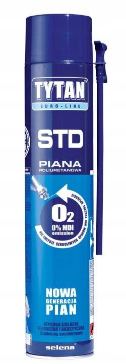Pianka 750 ml TYTAN EURO-LINE O2