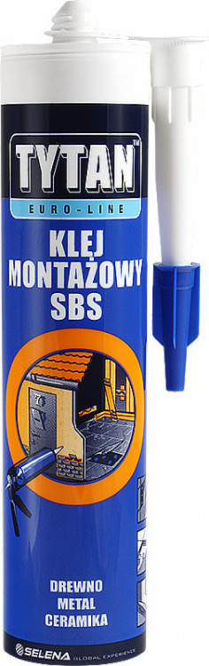 Klej montażowy 280 ml TYTAN EURO-LINE