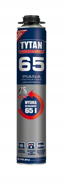 Pianka pistoletowa TYTAN 65 750 ml 02 niskoprężna