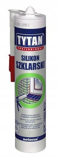 Silikon szklarski i akwariowy TYTAN 280 ml bezbarwny
