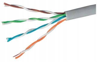 Kabel teleinformatyczny (skrętka) U/UTP 4 × 2 × 0,5 KAT.5E