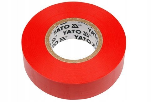 Taśma elektroizolacyjna 19 mm*20 m czerwona