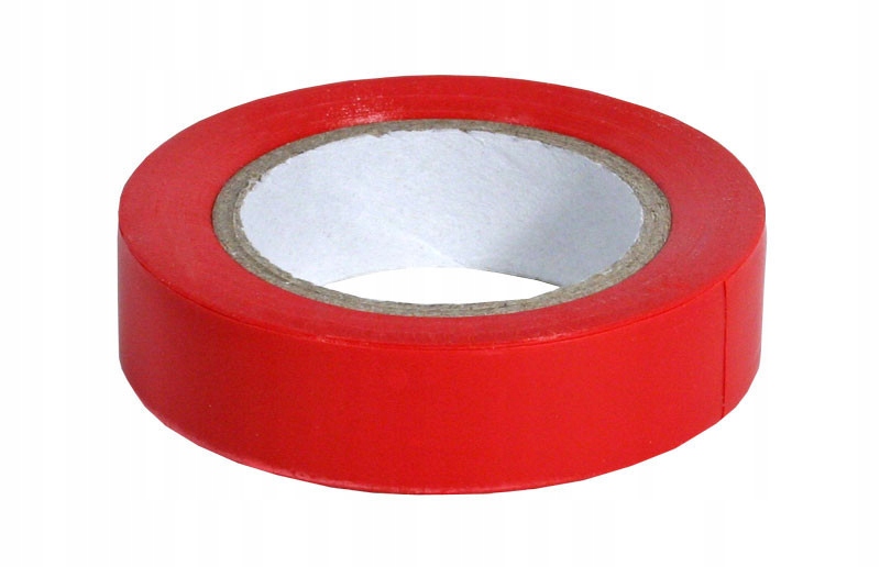 Taśma izolacyjna 15 mm*10 m czerwona