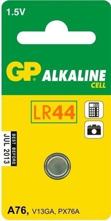 Bateria alkaliczna zegarkowa 1.5 V A76, LR44, AG13