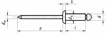 Nit nity zrywalne 3x10 A2/A2 ISO 15983 10 szt.
