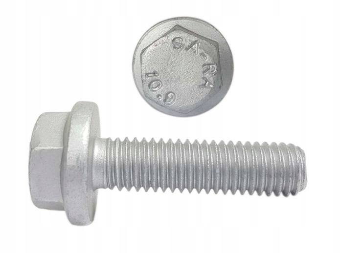 Śruba kołnierzowa M8x20 kl.10.9 ocynk DIN6921 2 szt.