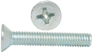 M2,5x10 Wkręty z łbem stożkowym ocynk DIN 965 2000sz