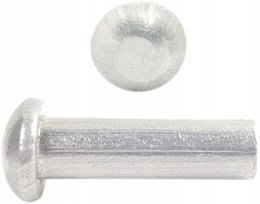 3x12 Nit nity aluminiowe łeb kulisty DIN 660 1000 szt.
