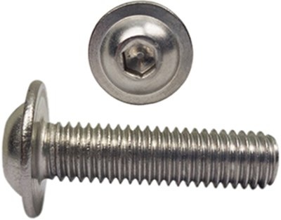 M6x12 Śruby z łbem podkładkowym ISO 7380 A2 10 szt.