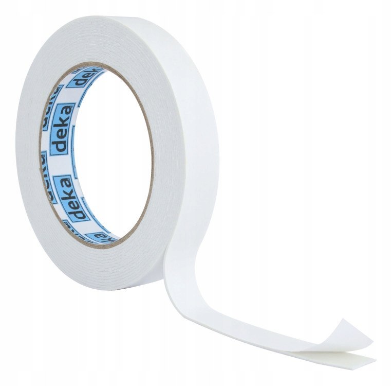 TAŚMA DWUSTRONNA PIANKOWA BIANKA 19 mm*5M
