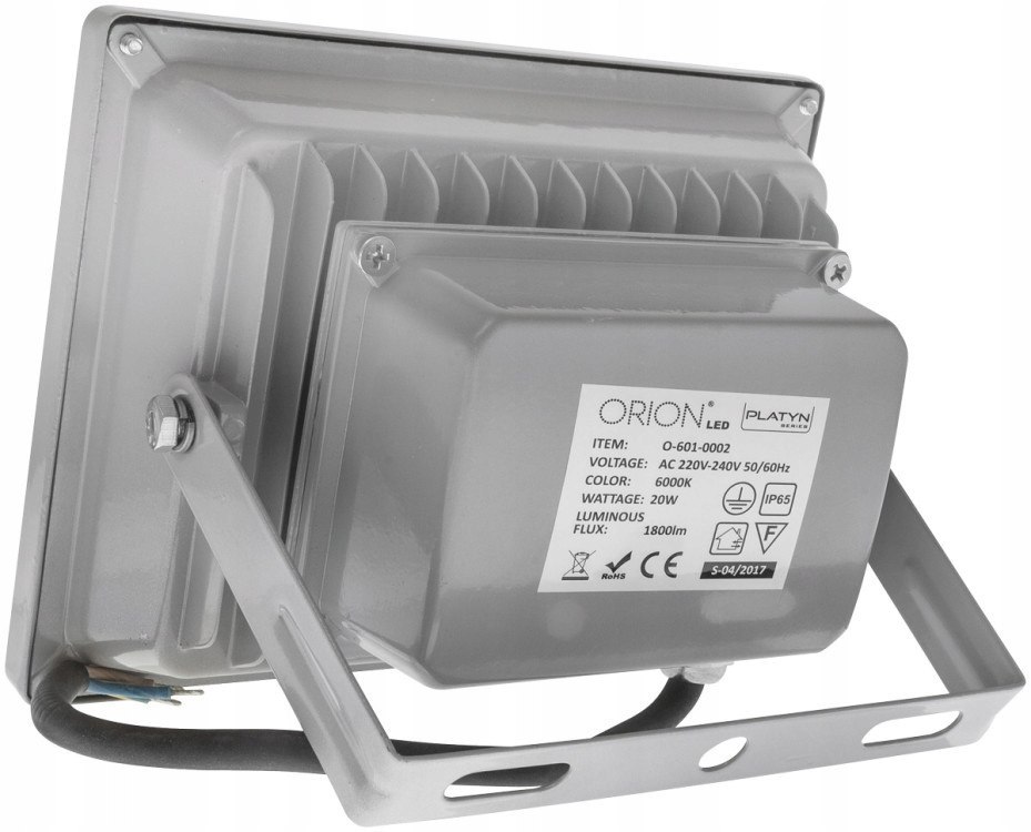 Naświetlacz platyn LED ip65 cob 20w 1800lm