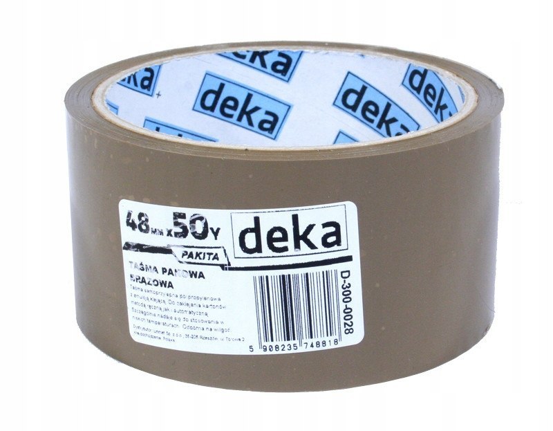 TAŚMA PAKOWA PAKITA BRĄZOWA 48 mm*50Y
