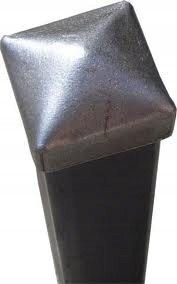 DASZEK METALOWY NA SŁUPEK OGRODZENIOWY 100*100 mm