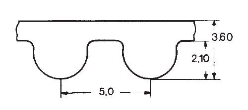 Pasek pas zębaty 5M 475 szeroki 12 mm Optibelt