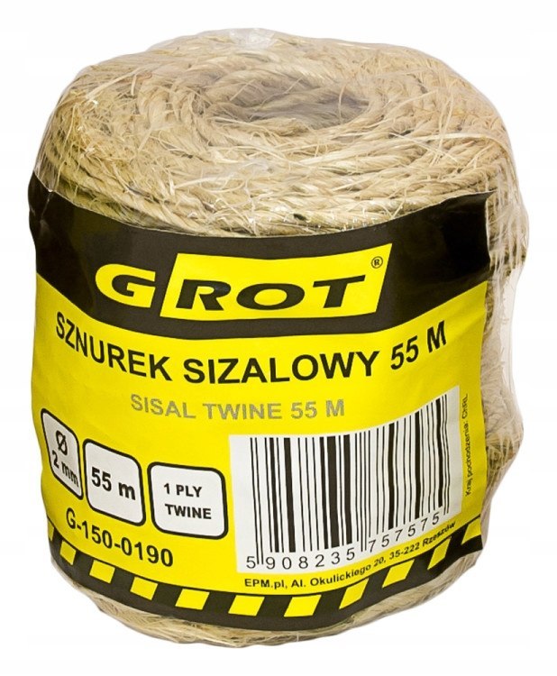 SZNUREK SIZALOWY 2 mm 55MB