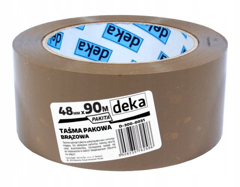 TAŚMA PAKOWA PAKITA BRĄZOWA 48 mm*90M