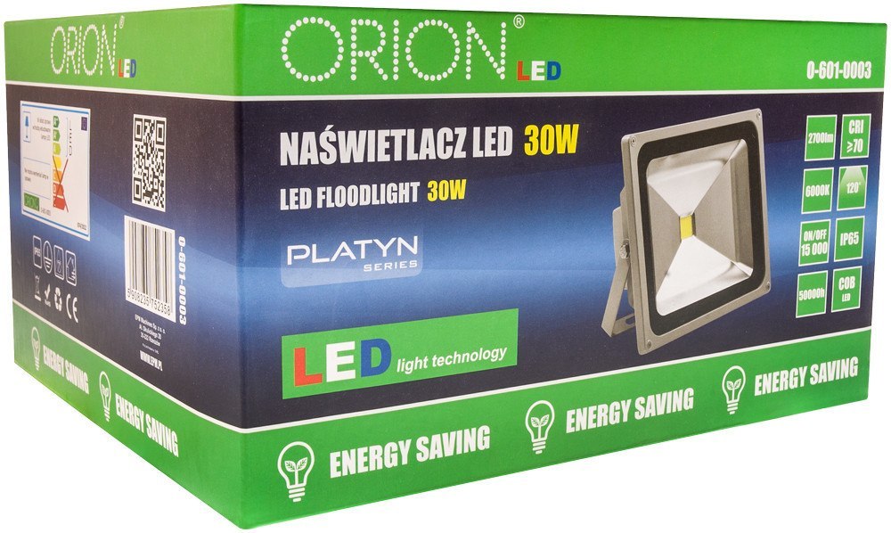 Naświetlacz platyn LED ip65 cob 20w 1800lm
