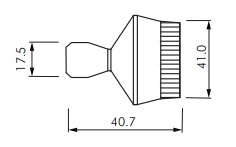 Dysza płaska 1/4 szerokość 41 mm (16 otworów)