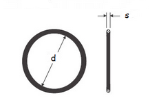 Oring uszczelka 5x2 1kpl=2 szt. 70NBR