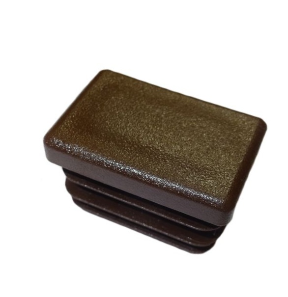 Zaślepka profilu brązowa 20x30 mm prostokąt 100 szt.