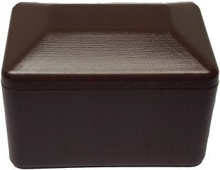Nasadka zewnętrzna prostokątna 18x30 5 szt. brązowa