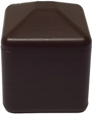 Nasadka zewnętrzna kwadratowa 30x30 5 szt. brązowa
