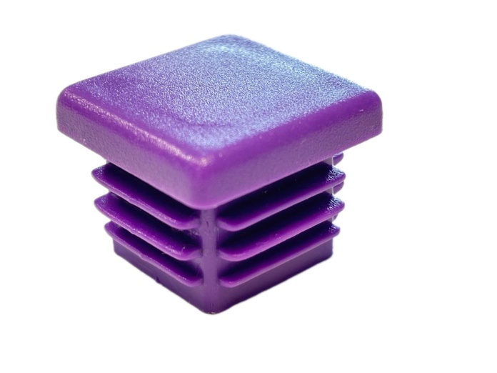 Zaślepka profilu Ø oletowa 25x25 mm kwadrat 5 szt.