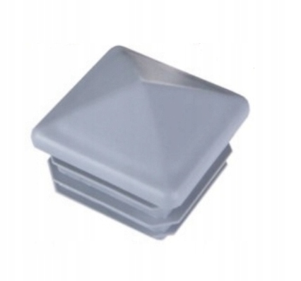 Zaślepka profilu koperta 20x20 mm szara 100 szt.