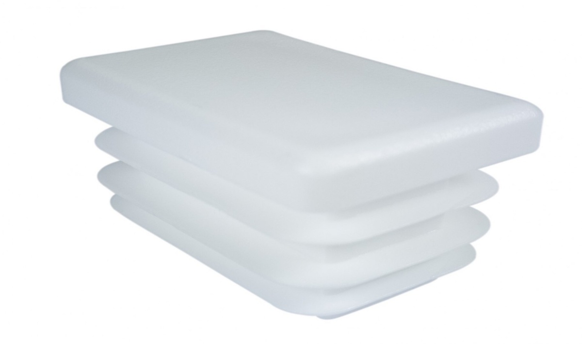 Zaślepka profilu biała 15x40 mm prostokąt 5 szt.