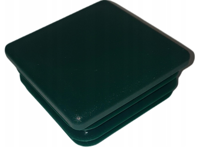 Zaślepka profilu zielona 60x60 mm kwadrat 5 szt.