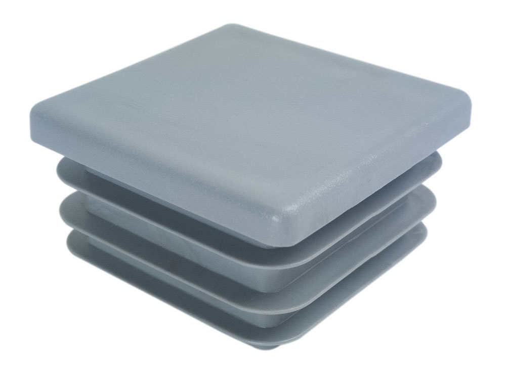 Zaślepka profilu szara 40x40 mm kwadrat 5 szt.