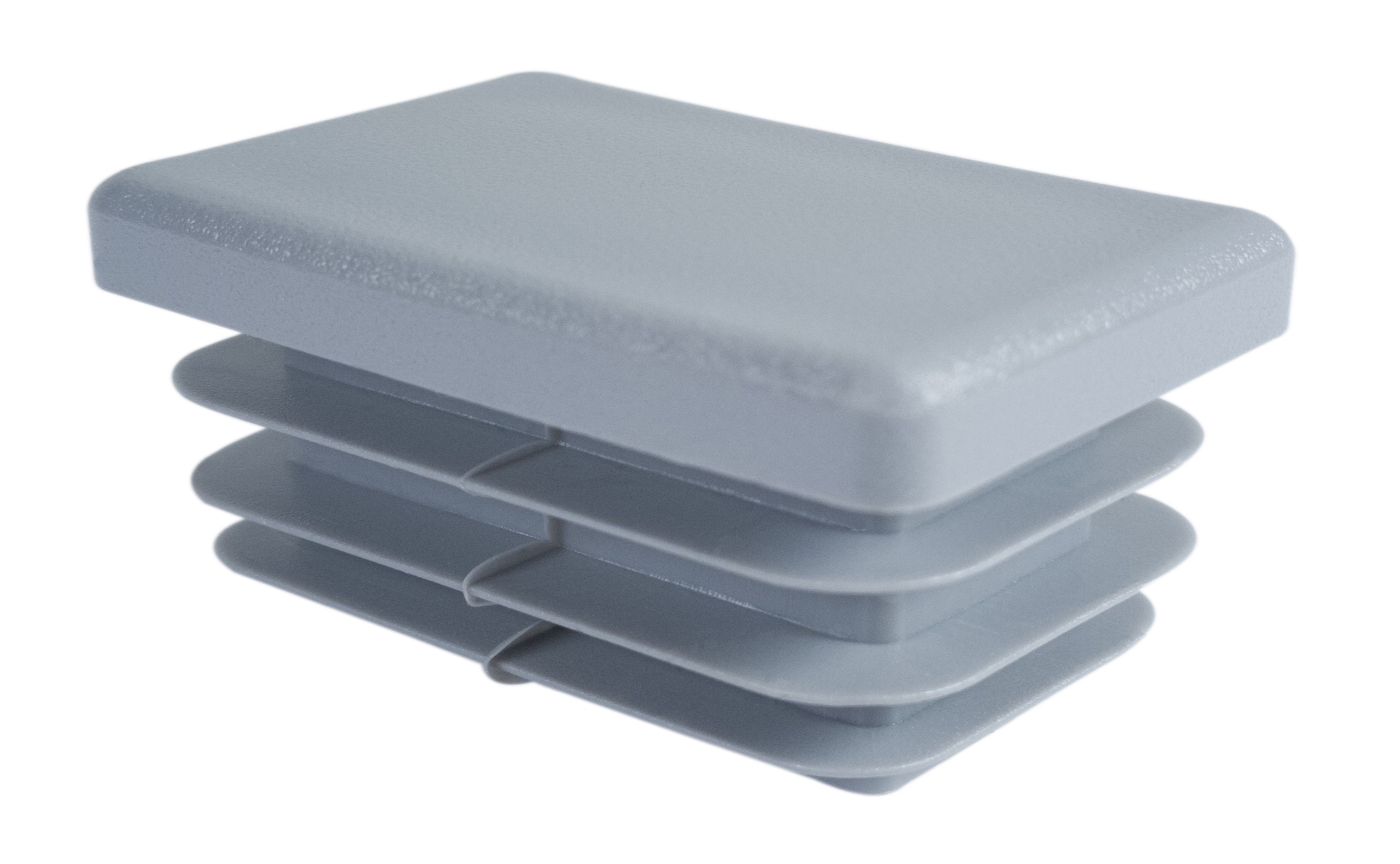 Zaślepka profilu szara 15x30 mm prostokąt 5 szt.