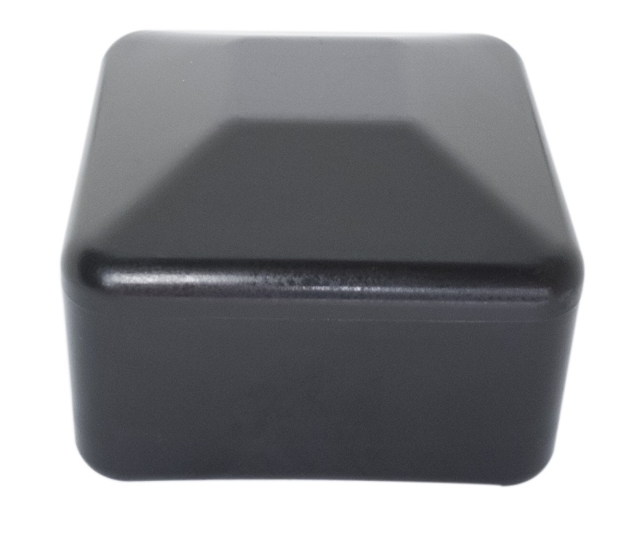 Nasadka zewnętrzna kwadratowa 80x80 1 szt. czarna