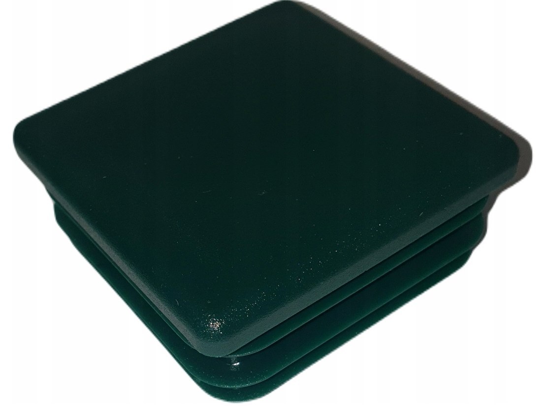 Zaślepka profilu zielona 40x40 mm kwadrat 5 szt.